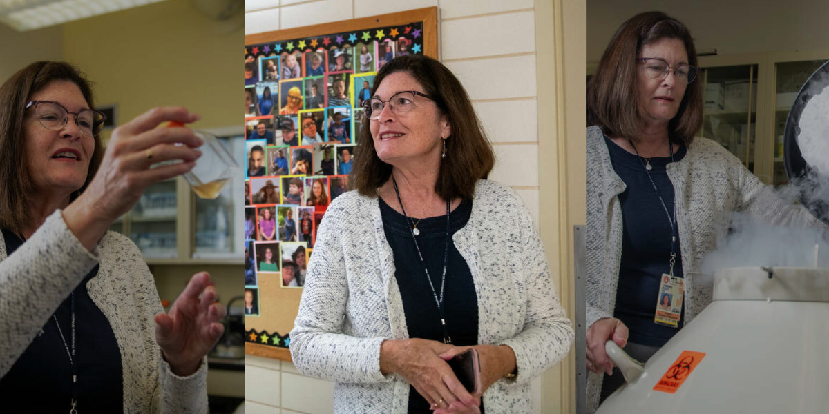 Dr. Cody giving a tour at Clinical Research Center